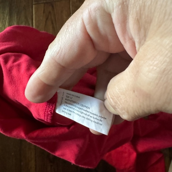 Zyia Red 7/8 Leggings - Picture 4 of 6